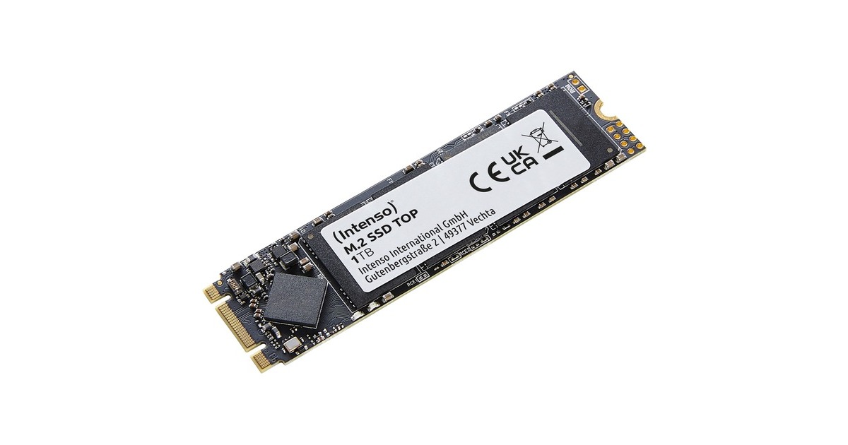 Intenso TOP 1 TB, SSD(schwarz, SATA 6 Gb/s, M.2 2280)