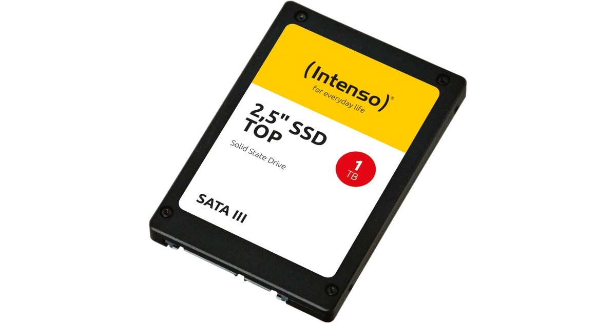 Intenso TOP SSD 1 TB(schwarz, SATA 6 Gb/s, 2,5")