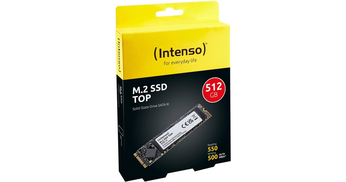 Intenso Top Performance 512 GB, SSD(SATA 6 Gb/s, M.2 2280)