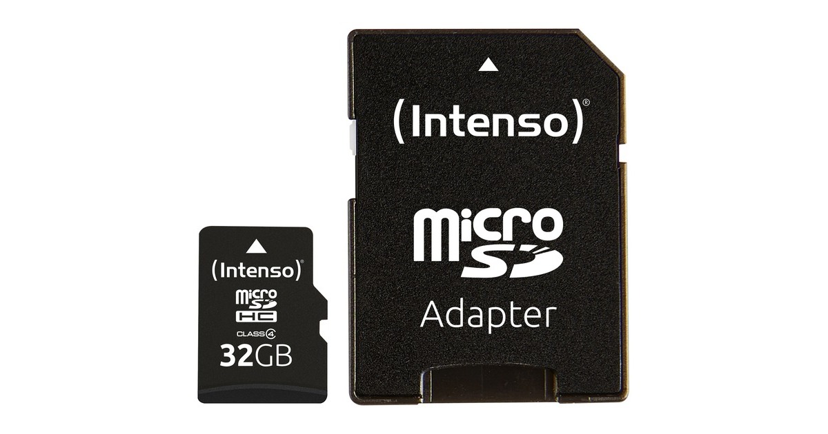 Intenso microSDHC 32 GB, Speicherkarte(Class 4)