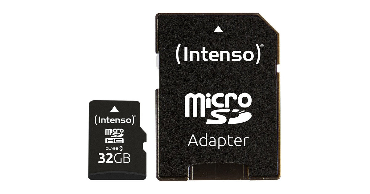 Intenso microSDHC 32 GB, Speicherkarte(Class 10)