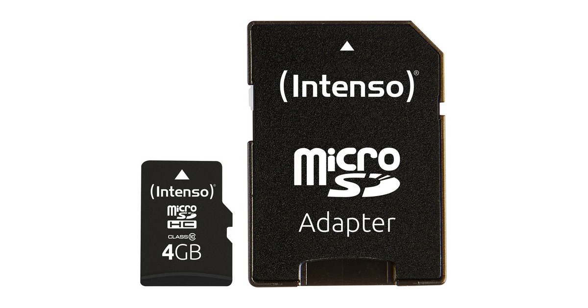 Intenso microSDHC 4 GB, Speicherkarte(Class 10)