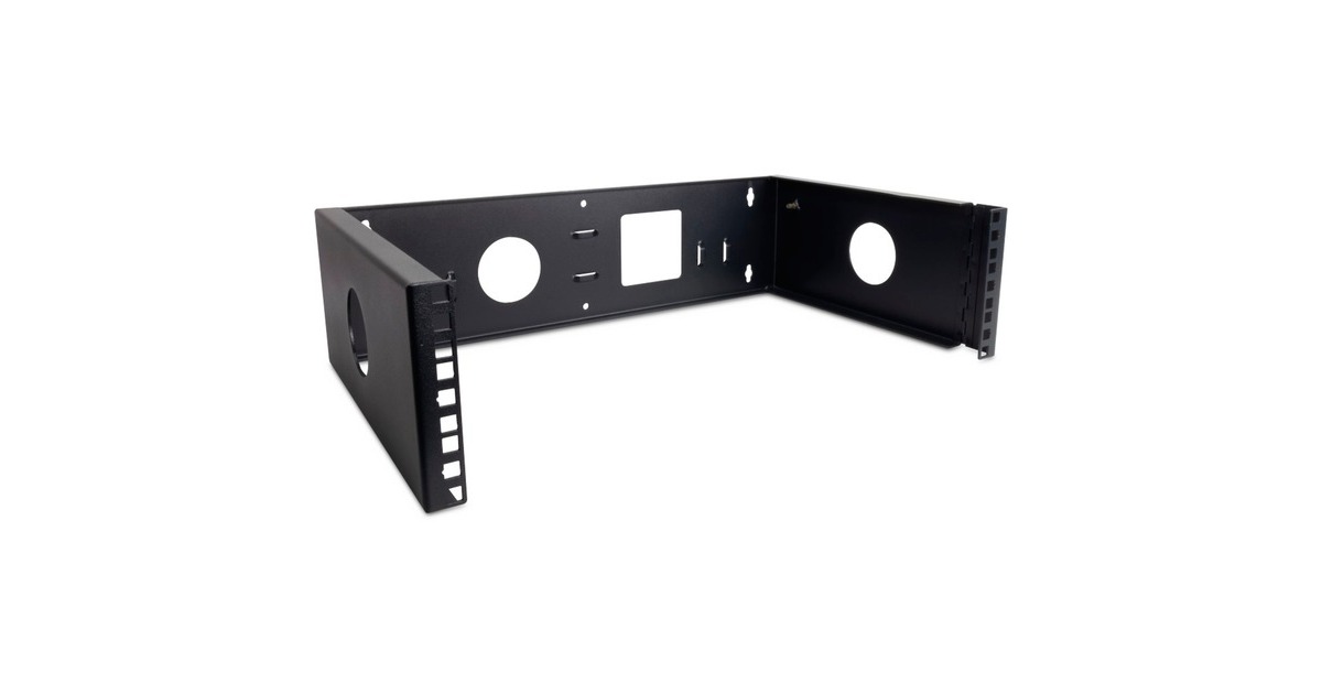 Inter-Tech 19" Wandhalterung(schwarz, 135 mm, 3U Horizontal)