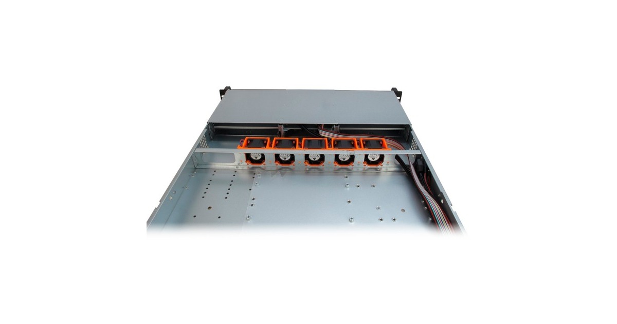 Inter-Tech 1U 10255, Server-Gehäuse(schwarz, 1 Höheneinheit)