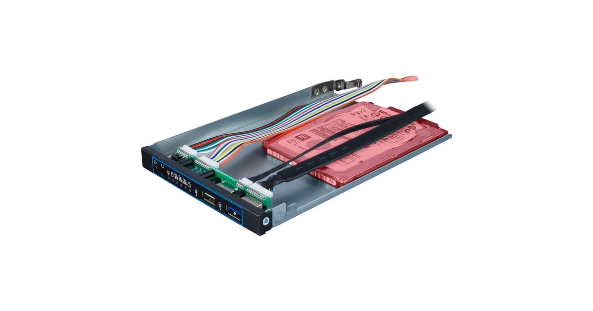 Inter-Tech 1U 10255, Server-Gehäuse(schwarz, 1 Höheneinheit)