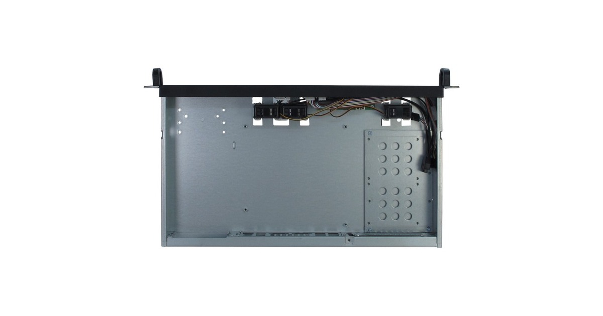 Inter-Tech 1U K-125L, Server-Gehäuse(schwarz, 1 Höheneinheit)