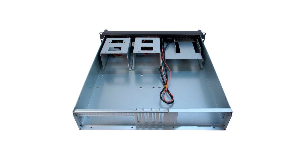 Inter-Tech 2U-2098-SK, Server-Gehäuse(schwarz, 2 Höheneinheiten)