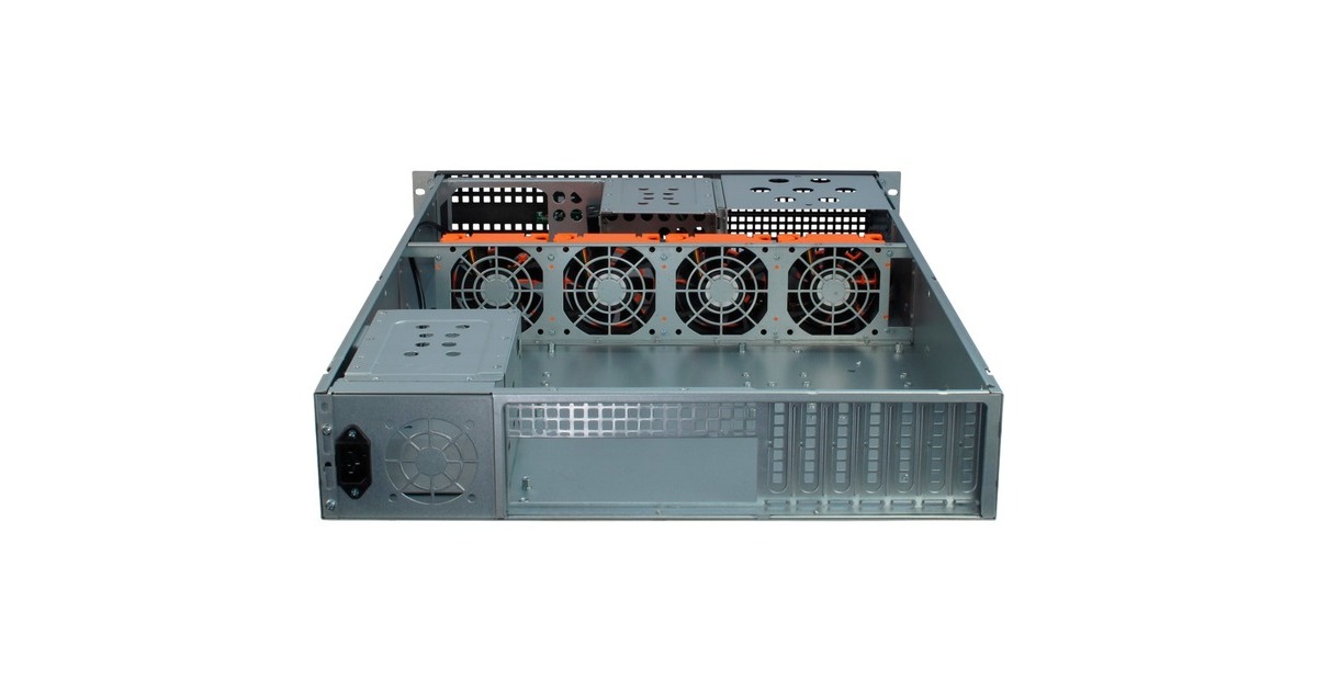 Inter-Tech 2U-2129-N, Server-Gehäuse(schwarz, 2 Höheneinheiten)