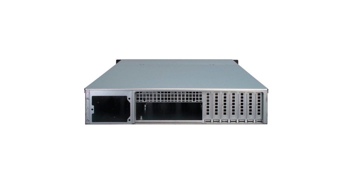 Inter-Tech 2U 2406, Server-Gehäuse(schwarz, 2 Höheneinheiten)