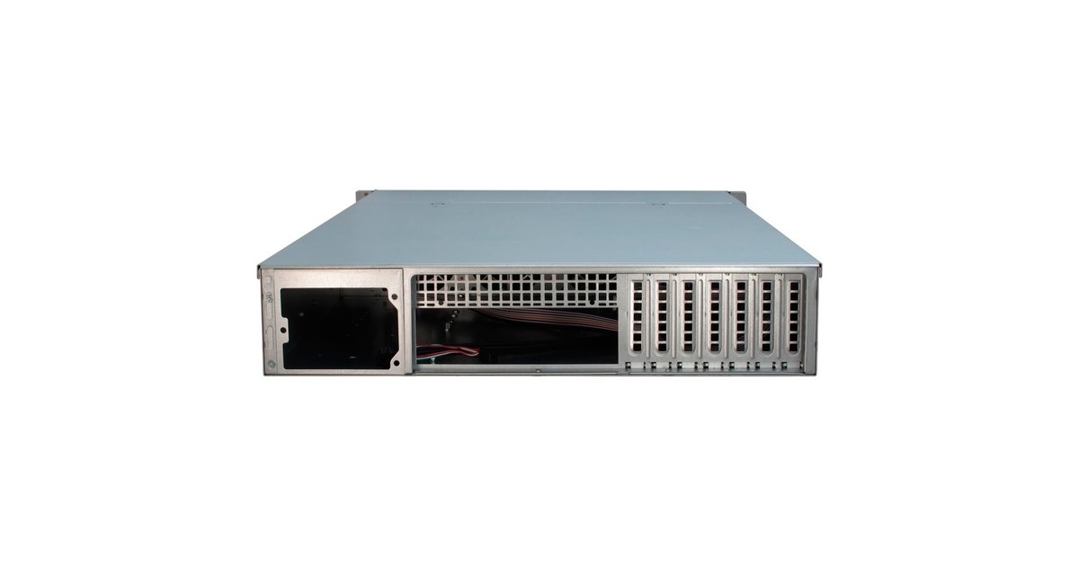 Inter-Tech 2U 2412, Server-Gehäuse(schwarz, 2 Höheneinheiten)