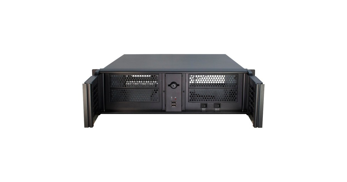 Inter-Tech 3U-3098-S, Server-Gehäuse(schwarz, 3 Höheneinheiten)