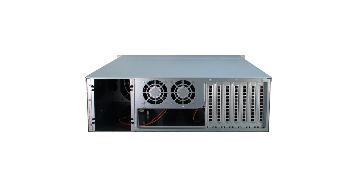Inter-Tech 3U 3416, Server-Gehäuse(schwarz, 3 Höheneinheiten)