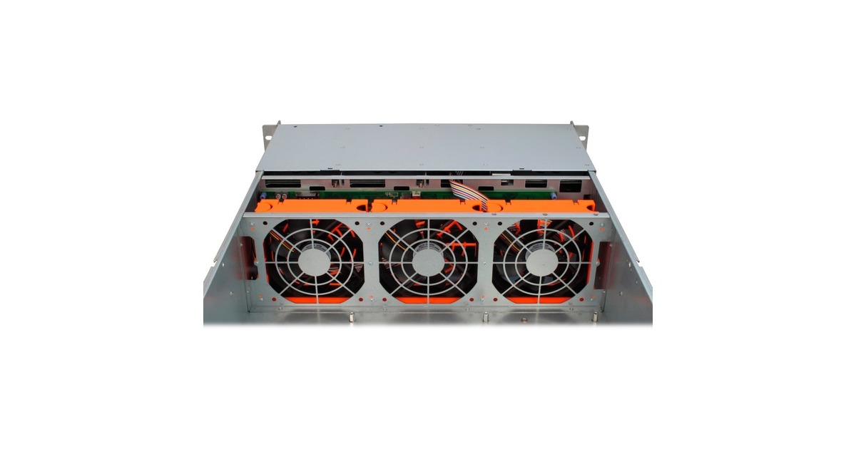 Inter-Tech 3U 3416, Server-Gehäuse(schwarz, 3 Höheneinheiten)