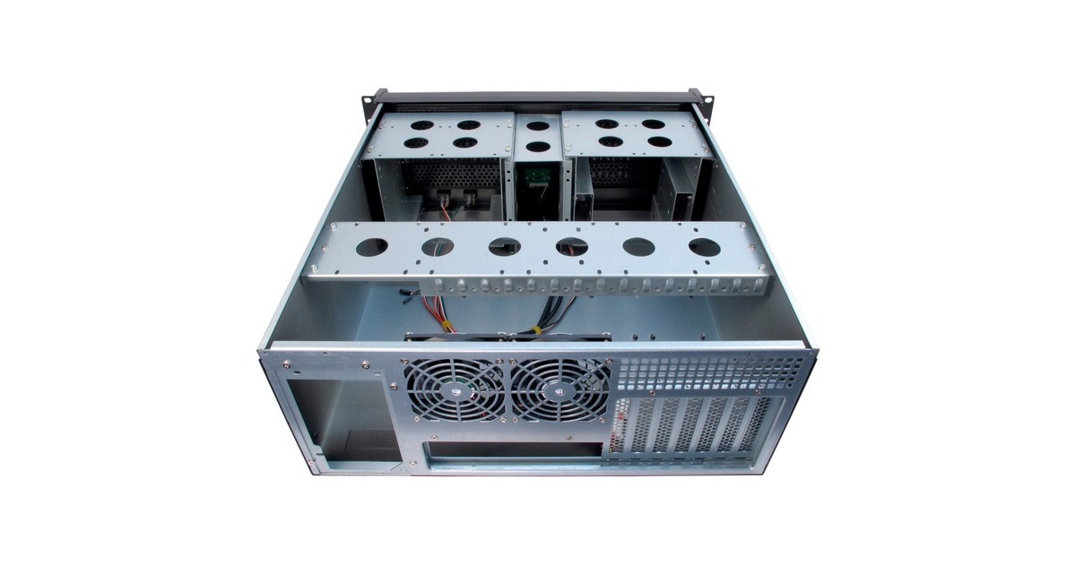 Inter-Tech 4U-4098-S, Server-Gehäuse(schwarz, 4 Höheneinheiten)