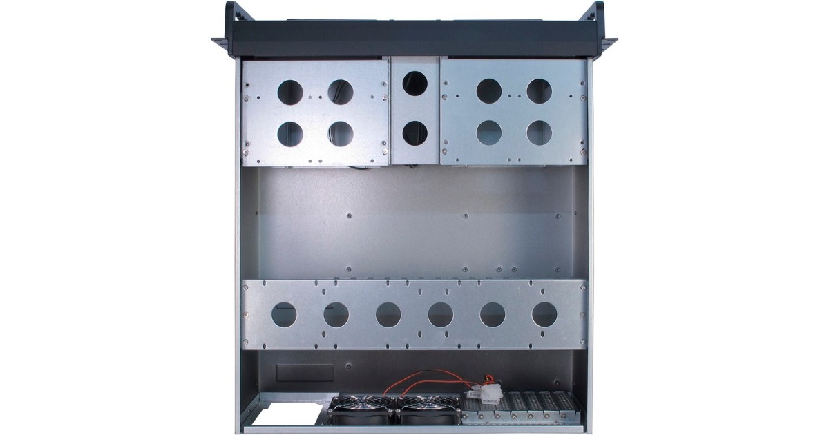 Inter-Tech 4U-4098-S, Server-Gehäuse(schwarz, 4 Höheneinheiten)