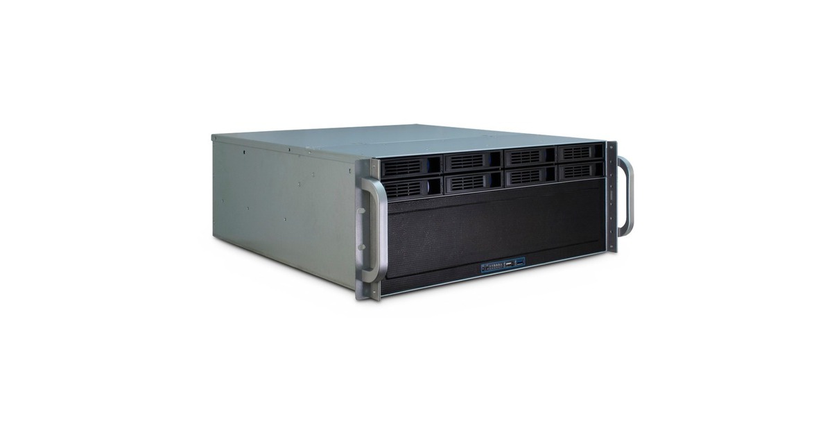 Inter-Tech 4U 4408, Server-Gehäuse(schwarz, 4 Höheneinheiten)