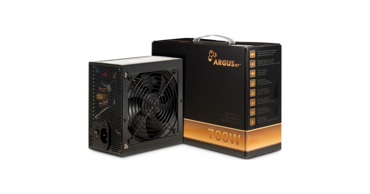 Inter-Tech Argus BPS-700 700W, PC-Netzteil(schwarz, 4x PCIe, 700 Watt)
