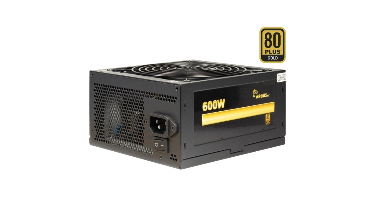 Inter-Tech Argus GPS-600 600W, PC-Netzteil(schwarz, 600 Watt)