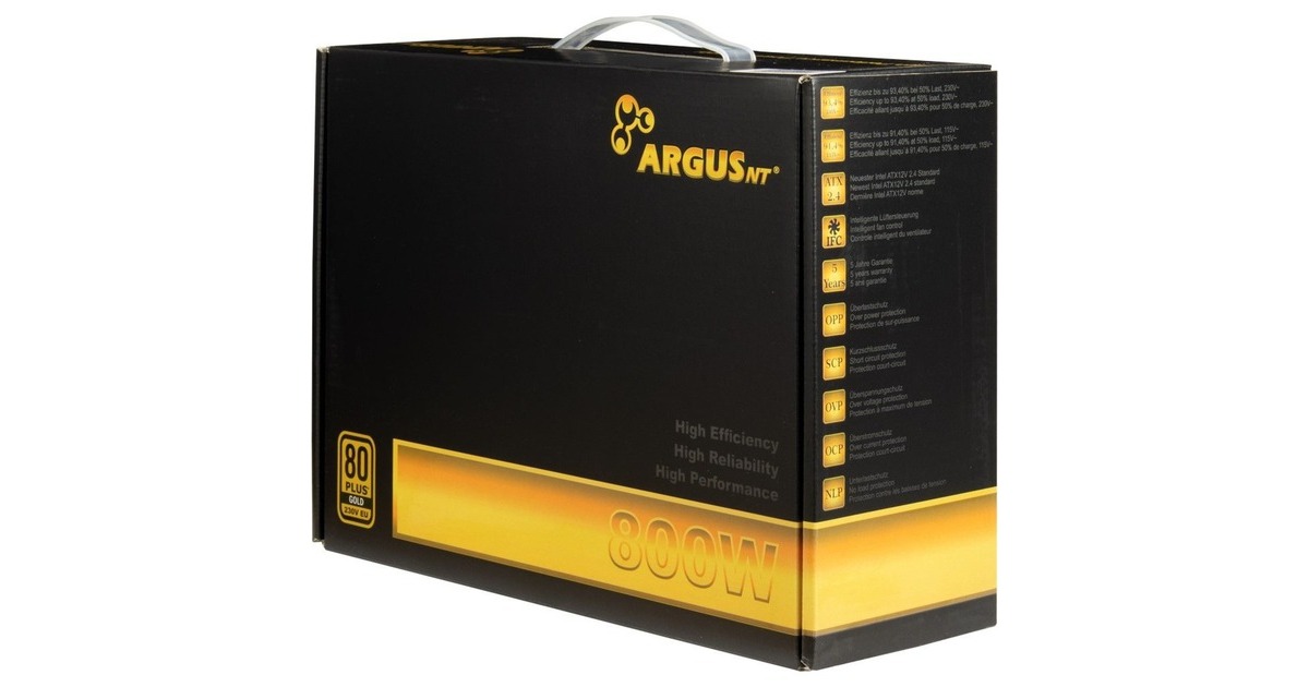 Inter-Tech Argus GPS-800 800W, PC-Netzteil(schwarz, 800 Watt)