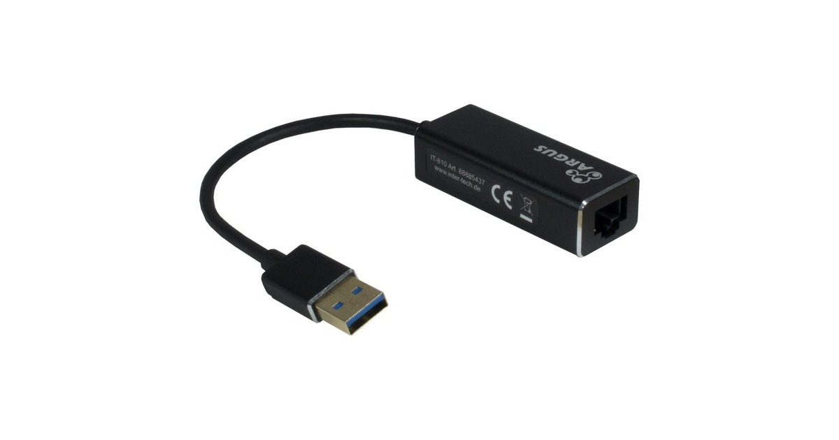 Inter-Tech Argus IT-810, LAN-Adapter