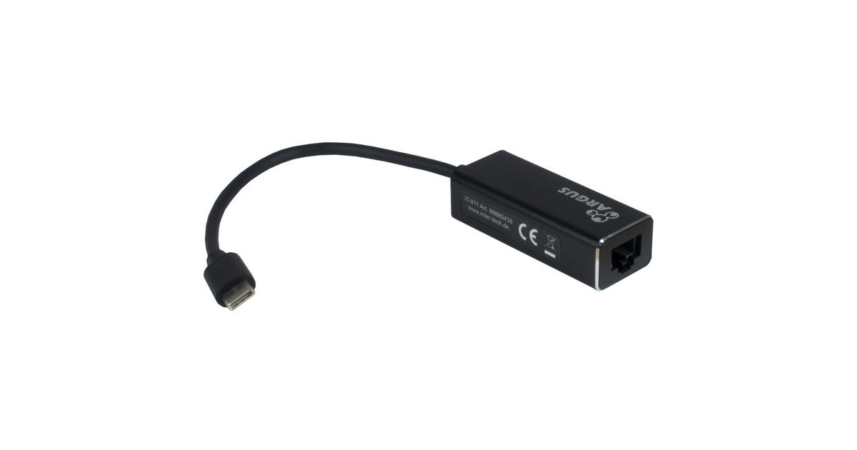 Inter-Tech Argus IT-811, LAN-Adapter(schwarz)
