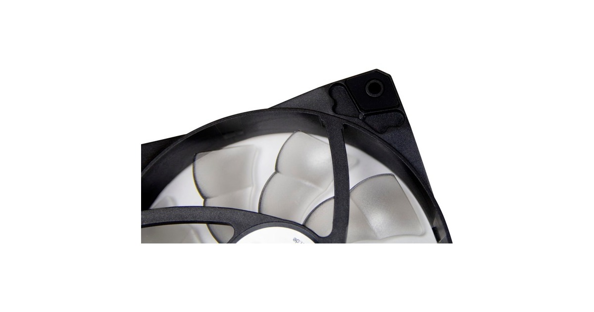 Inter-Tech Argus L-12025 120x120x25mm, Gehäuselüfter(schwarz/transparent)