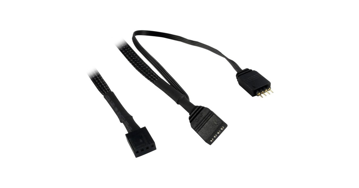 Inter-Tech Argus L-12025 Aura RGB, Gehäuselüfter(schwarz/transparent)