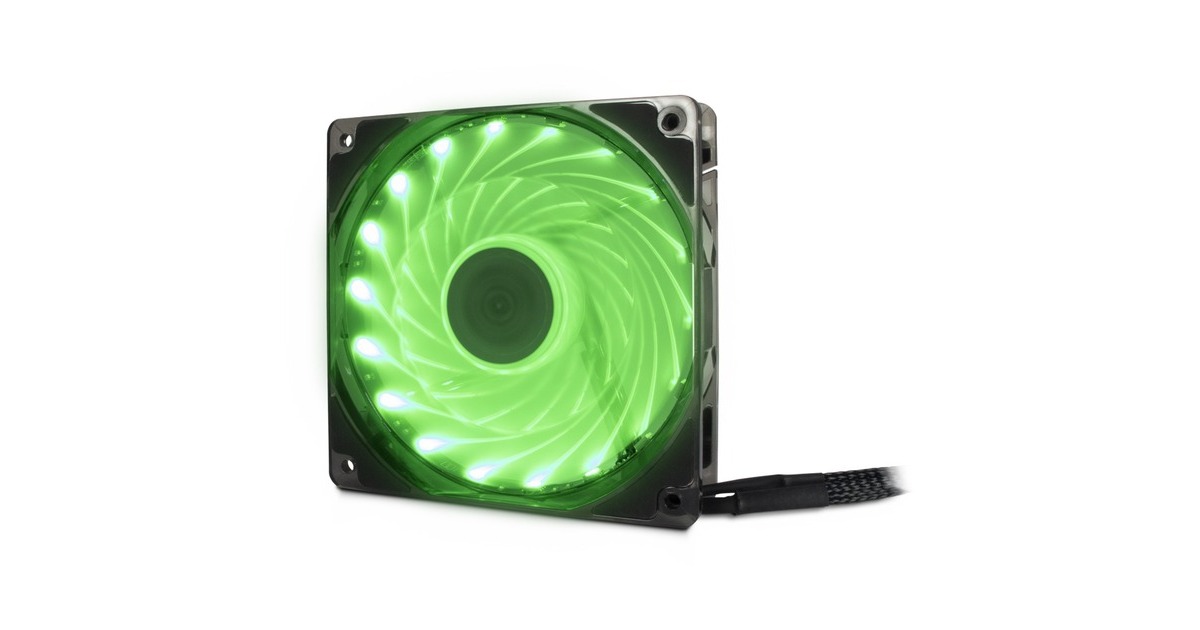 Inter-Tech Argus L-12025 Aura RGB, Gehäuselüfter(schwarz/transparent)