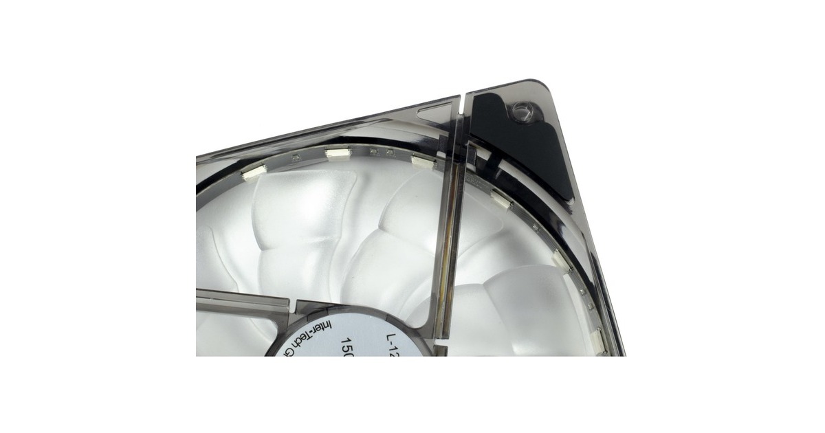 Inter-Tech Argus L-12025 Aura RGB, Gehäuselüfter(schwarz/transparent)