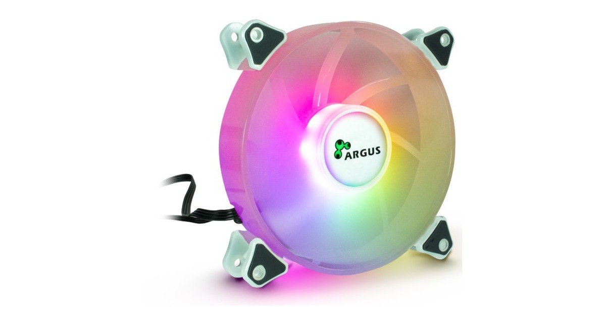 Inter-Tech Argus RGB-Fan Set RS-06 120x120x25, Gehäuselüfter(3er Set, inkl. Controller)