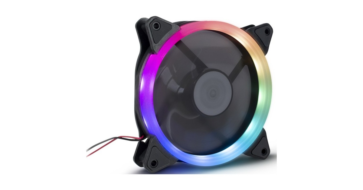 Inter-Tech Argus RS-051 RGB 120x120x25, Gehäuselüfter(schwarz)