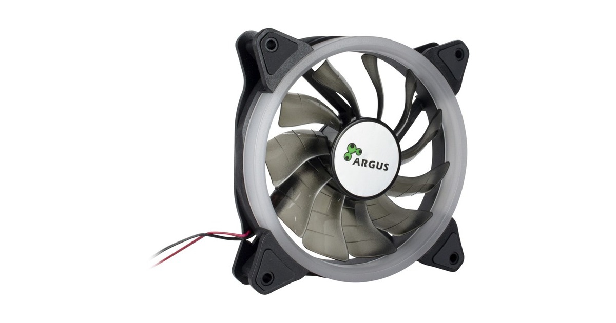 Inter-Tech Argus RS-051 RGB 120x120x25, Gehäuselüfter(schwarz)