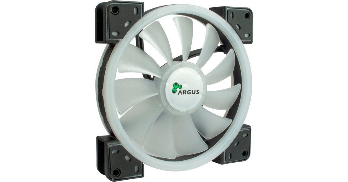 Inter-Tech Argus RS-141 RGB 140x140x25, Gehäuselüfter(schwarz)