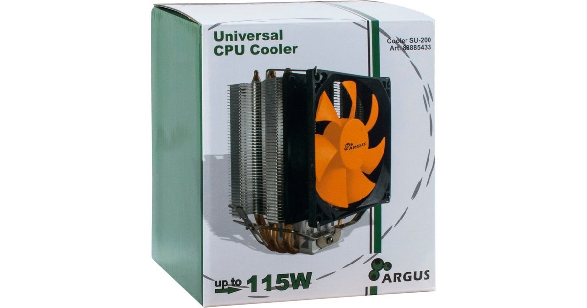 Inter-Tech Argus SU-200, CPU-Kühler