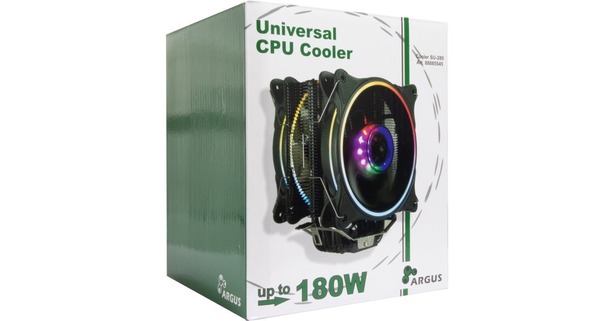 Inter-Tech Argus SU-280 RGB, CPU-Kühler(schwarz)