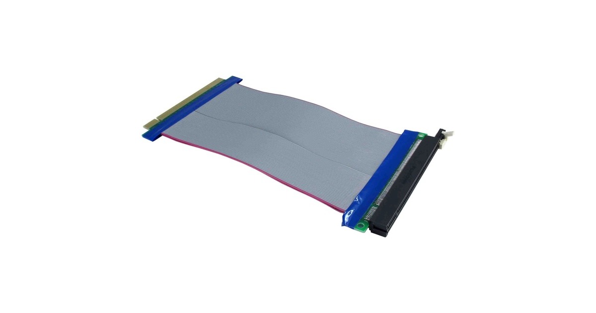 Inter-Tech Extender SLPS069 PCIe x16 Kabel, flexibel(15cm)
