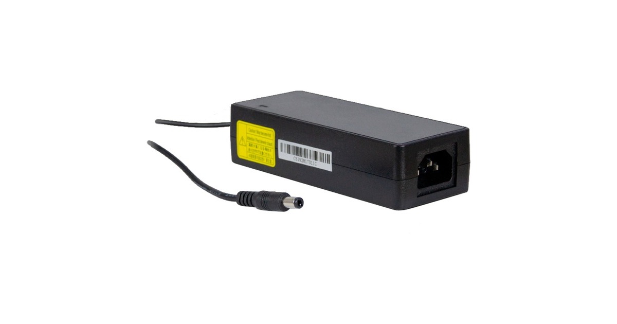 Inter-Tech Externes Netzteil 12Volt, 90Watt(schwarz, C14-Gerätebuchse)