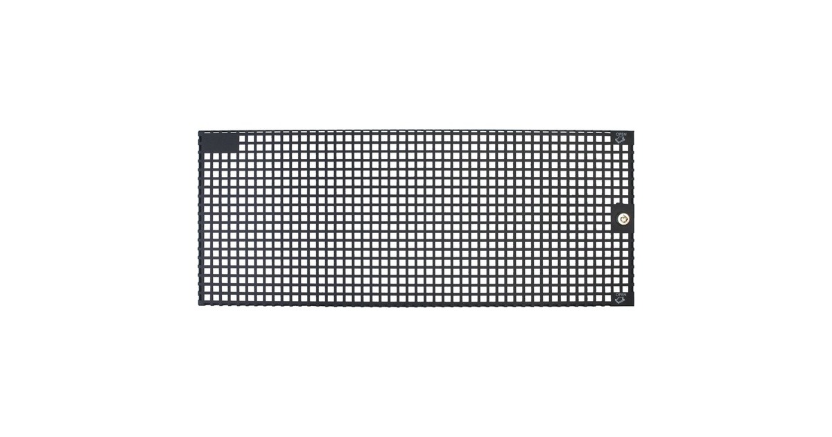 Inter-Tech Frontgitter 4U, Abdeckung(schwarz)