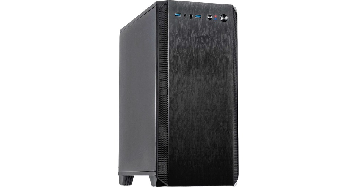 Inter-Tech H-606, Tower-Gehäuse(schwarz, gedämmt)