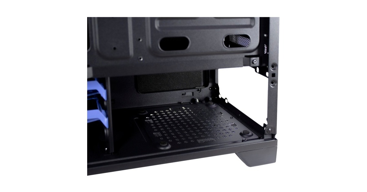 Inter-Tech H-606, Tower-Gehäuse(schwarz, gedämmt)