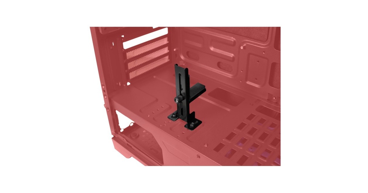 Inter-Tech H-606, Tower-Gehäuse(schwarz, gedämmt)