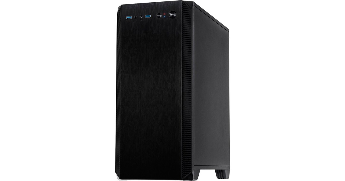 Inter-Tech H-606, Tower-Gehäuse(schwarz, gedämmt)