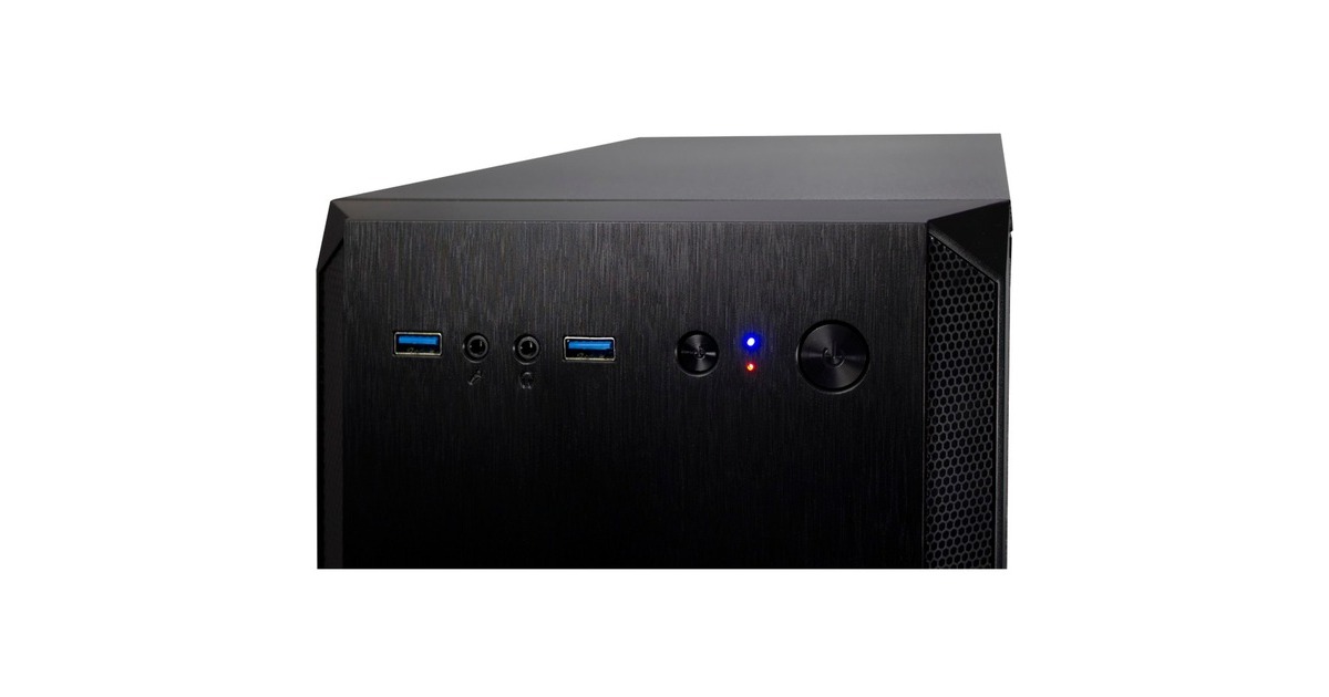 Inter-Tech H-606, Tower-Gehäuse(schwarz, gedämmt)