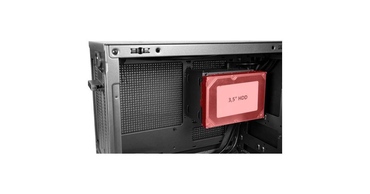 Inter-Tech IM-1 Pocket, Tower-Gehäuse(schwarz)