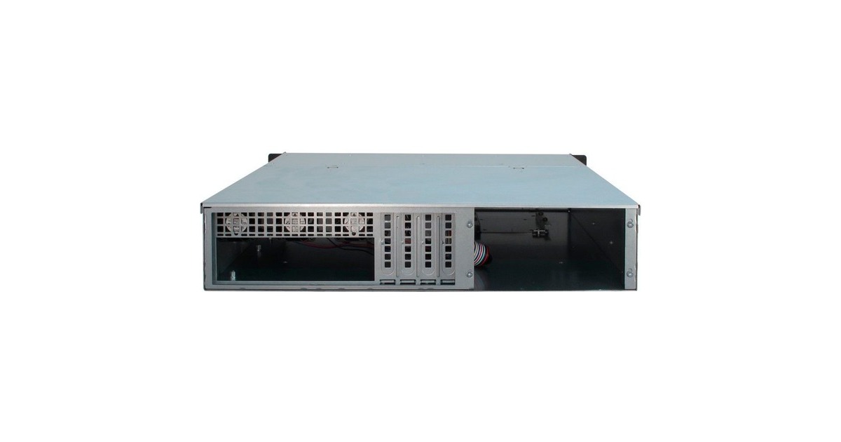 Inter-Tech IPC 2U-2404L SATA, Server-Gehäuse(schwarz, 2 Höheneinheiten)