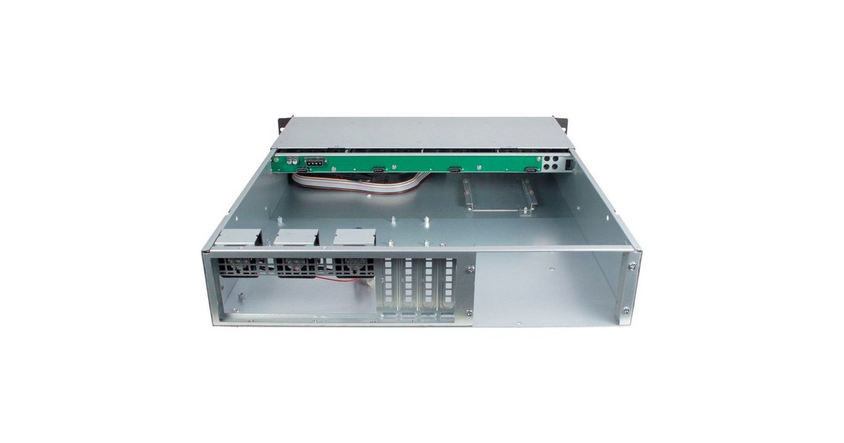 Inter-Tech IPC 2U-2404L SATA, Server-Gehäuse(schwarz, 2 Höheneinheiten)
