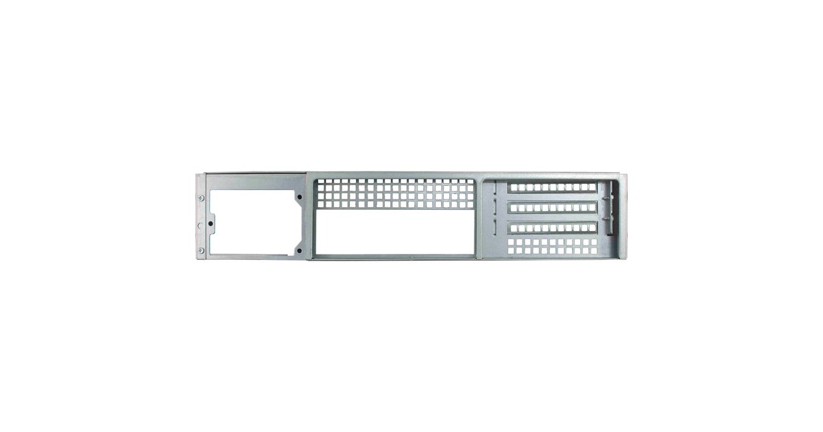 Inter-Tech IPC 2U Rückwand Full Size Riser Slots, Blende(silber)