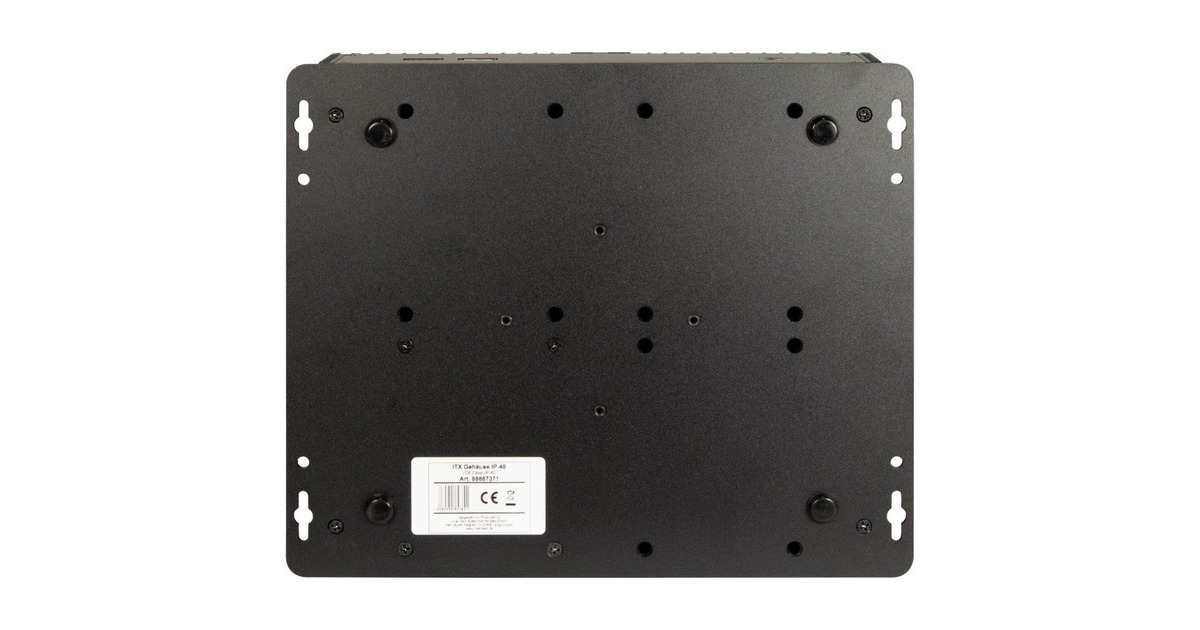 Inter-Tech IP-40, Tower-Gehäuse(schwarz)