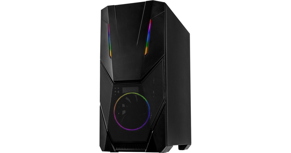 Inter-Tech IT-3303 Hornet, Tower-Gehäuse(schwarz, Window-Kit)