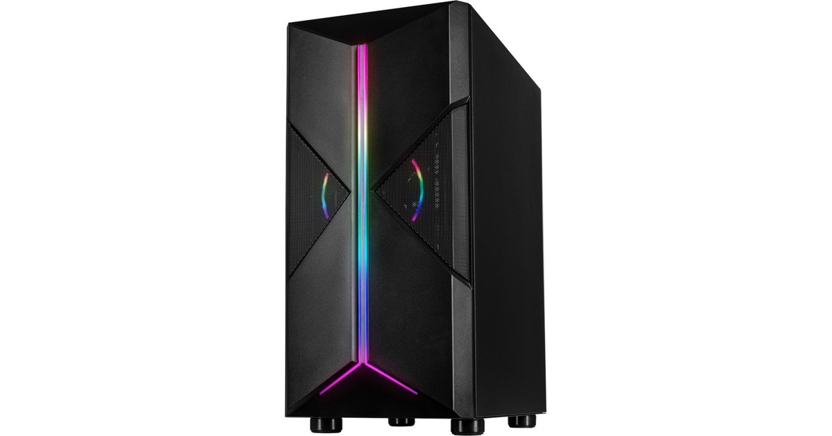 Inter-Tech IT-3306 Cavy, Tower-Gehäuse(schwarz, Window-Kit)